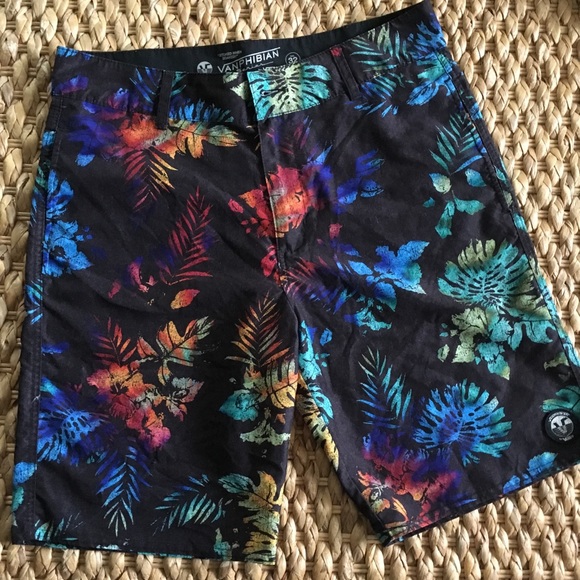 Vans Other - Men’s Tropical Print Vanphibian Shorts by Vans